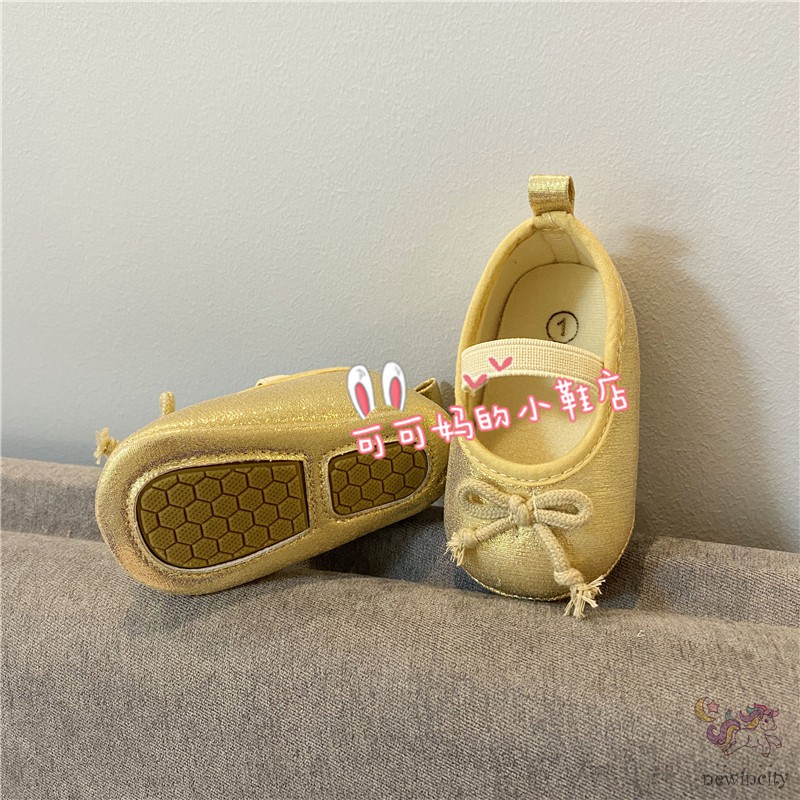 Giày Búp Bê Đính Nơ Dễ Thương Đáng Yêu Cho Bé