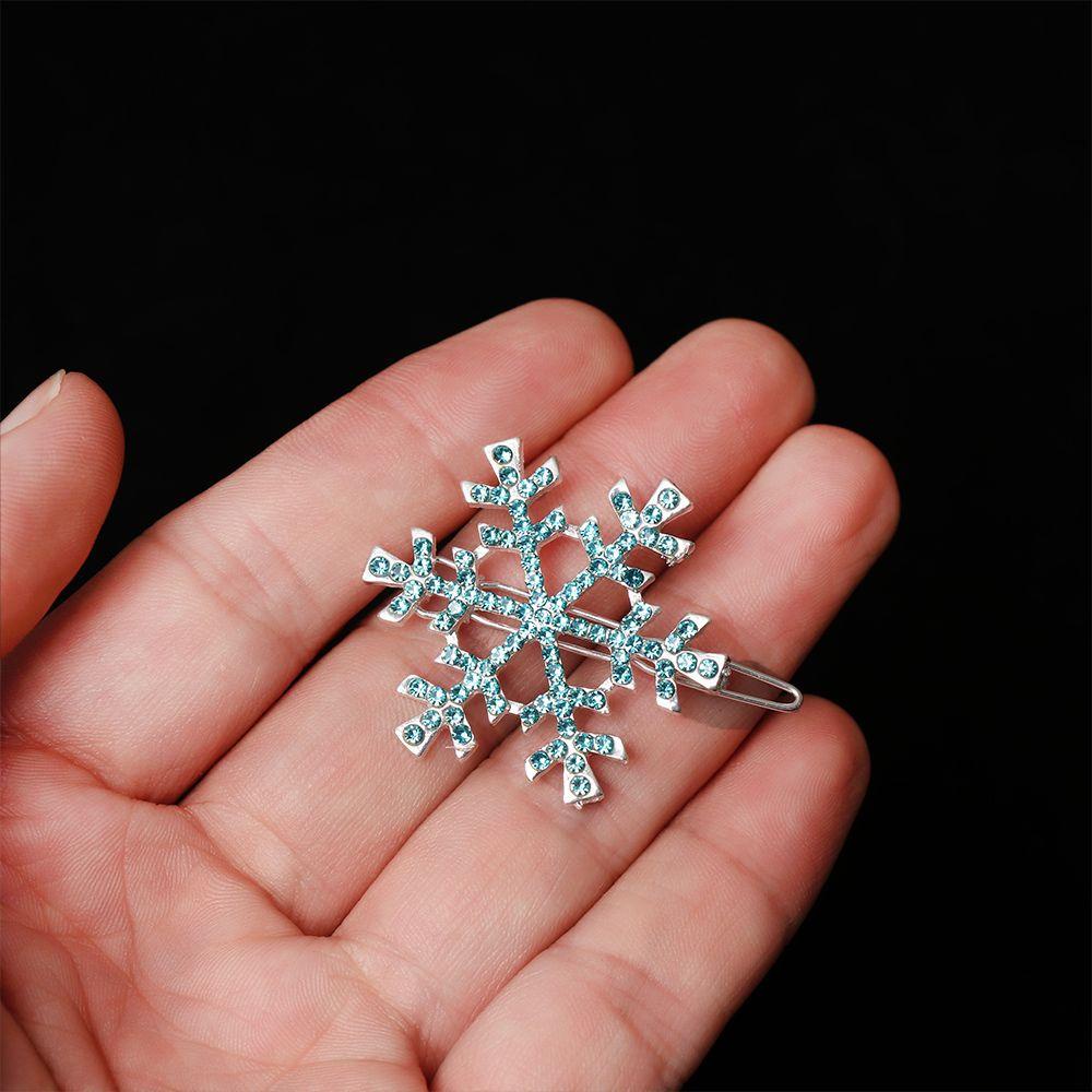 Set 6 Kẹp Tóc Lấp Lánh Phong Cách Giáng Sinh Cho Nữ|Kẹp Tóc Đính Đá Lấp Lánh