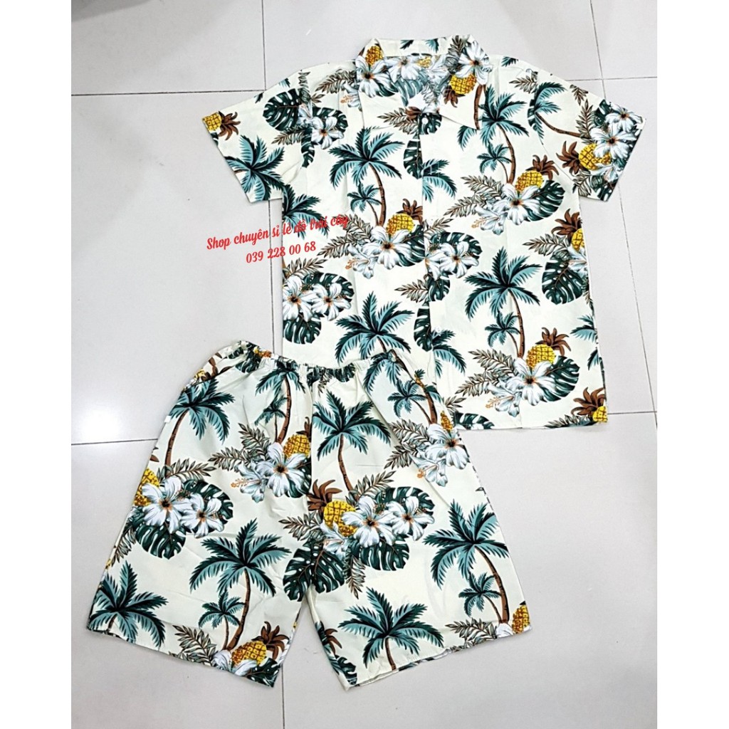 (chất kate thái 1- Tổng kho HCM) bộ hoa sứ đi biển, team - bộ hoa quả, trái cây big size- chuyên sỉ lẻ - nhuhuyen sho