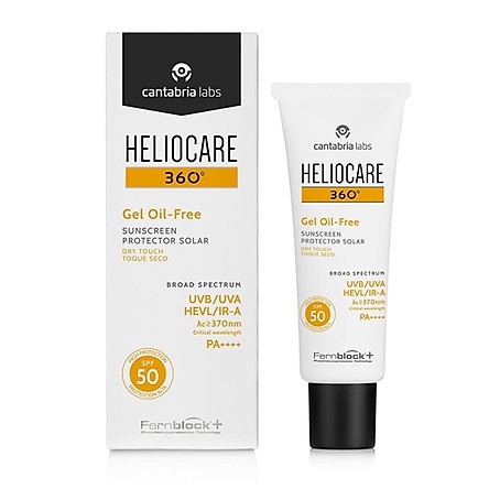 Gel chống nắng cho mọi loại da Heliocare 360° Gel Oil-free SPF50+ 50ml