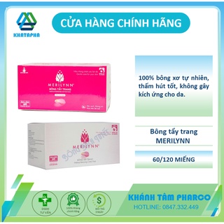 Bông tẩy trang merilynn - bông tẩy trang bạch tuyết