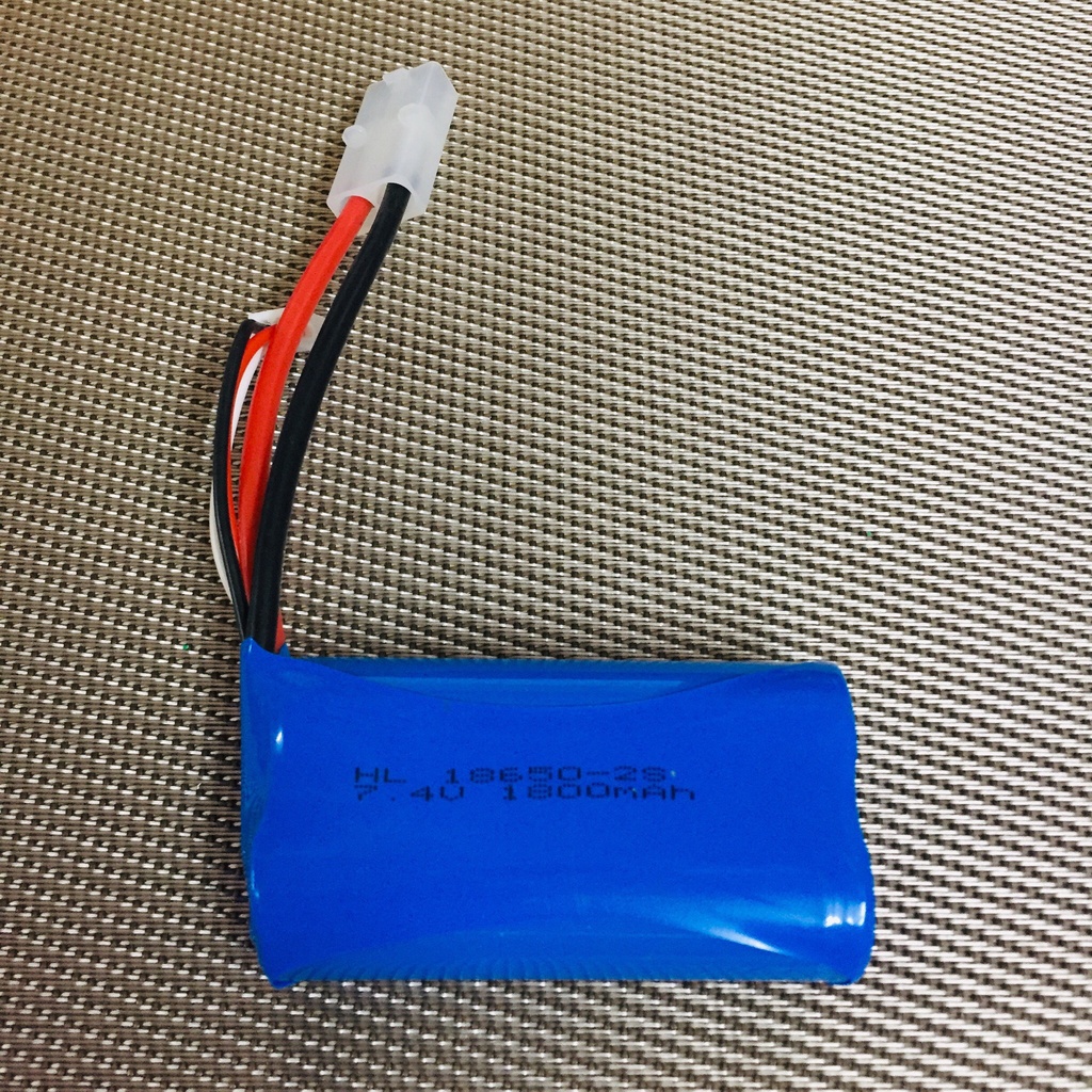 Pin sạc 7.4v dung lượng cao 1800mah chân cắm ket2p dùng để chế tạo