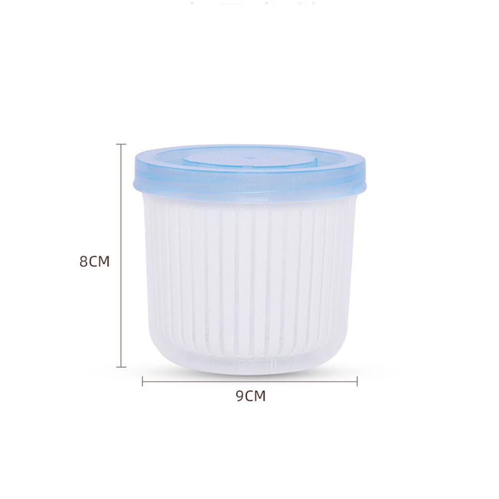 Hộp Đựng Hành Tỏi Gừng Tỏi Gừng Bằng Nhựa Hình Tròn Giữ Tươi Trong Tủ Lạnh Có Nắp Đậy Cho Nhà Bếp