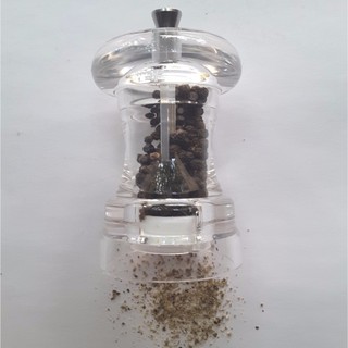 Lọ xay tiêu hạt và rắc tiêu trực tiếp (Nhựa cao cấp trong suốt) - NPP HS shop