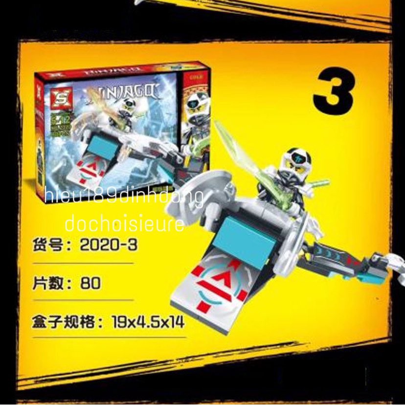 Lắp ráp xếp hình xs2020 : rồng đen 8in1