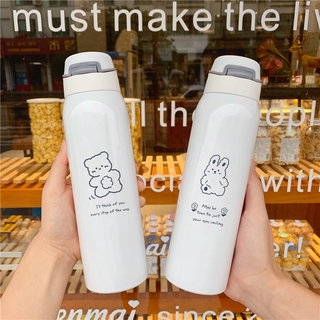 Bình Nước Giữ Nhiệt Họa Tiết Hoạt Hình Xinh Xắn