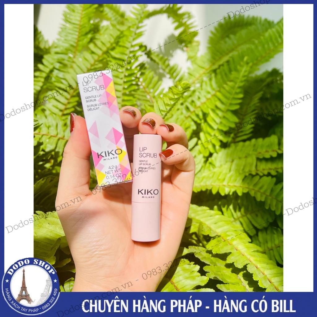 Tẩy da chết cho môi Kiko Lip Scrub mẫu mới nhất năm 2021