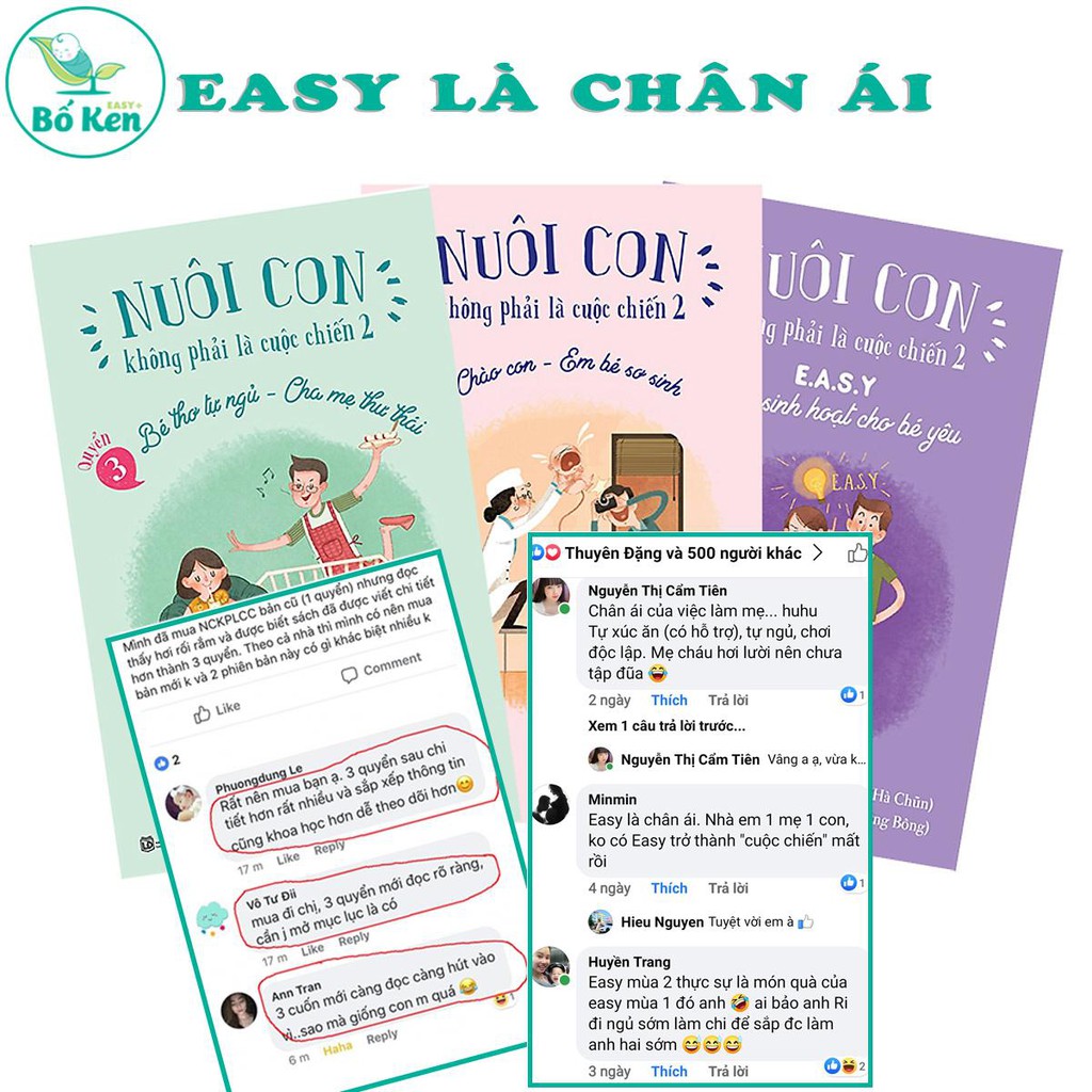 Sách - Bộ Nuôi Con Không phải là cuộc chiến 2 [ BẢN MỚI] [Combo 3 cuốn Và Có Bán Lẻ Cuốn]