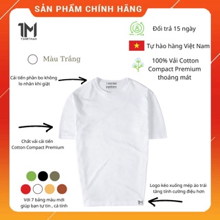 Áo Thun Nam Cổ Tròn Cao Cấp TSHIRTMAN chất vải Cotton Premium  Form Regular Fit Thoáng Mát Chống Nhăn
