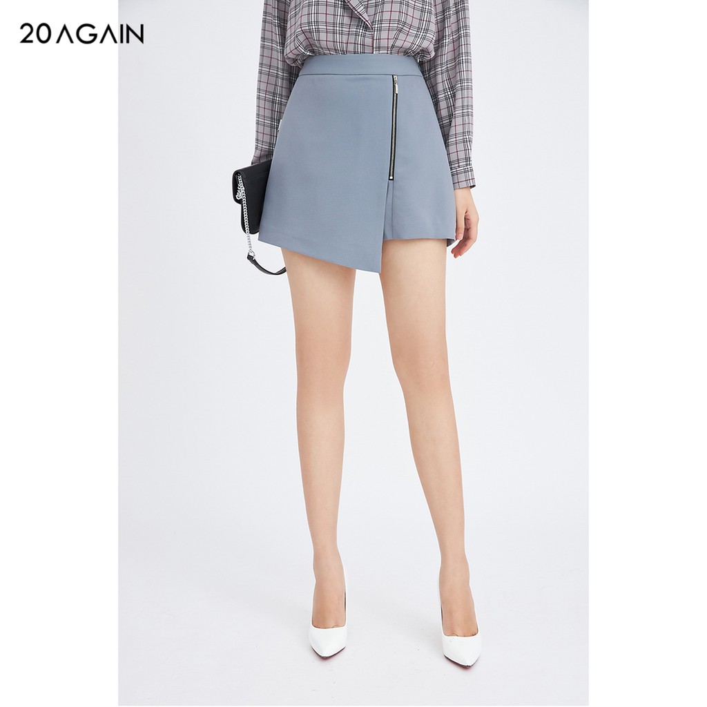 Chân váy ngắn nữ công sở 92WEAR đủ màu, khóa sắt trang trí JAA1105 | BigBuy360 - bigbuy360.vn