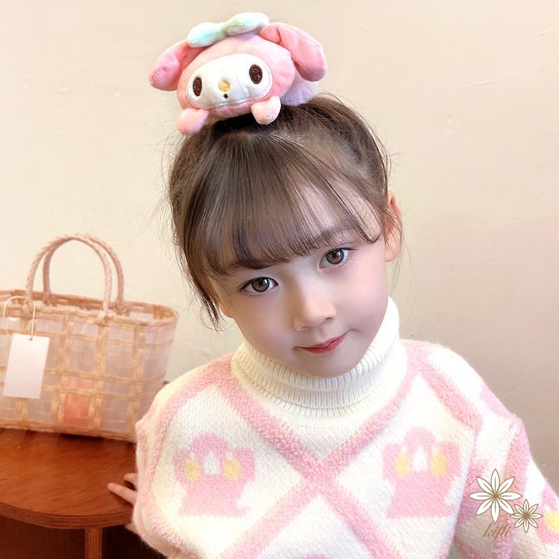Hàng Mới Về Dây Buộc Tóc Đính Búp Bê Hoạt Hình Sanrio Dễ Thương Thời Trang Thu Đông Cho Nữ