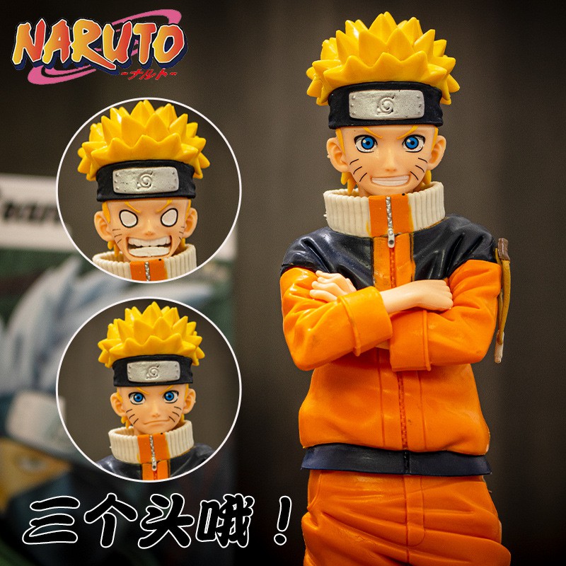 Mô Hình Nhân Vật Naruto Uzumaki Tóc Vàng- Mô Hình Naruto Nhựa PVC 25Cm