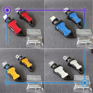 Gác chân sau TRANG TRÍ CHO XE  VARIO nhôm CNC SIÊU TỐT