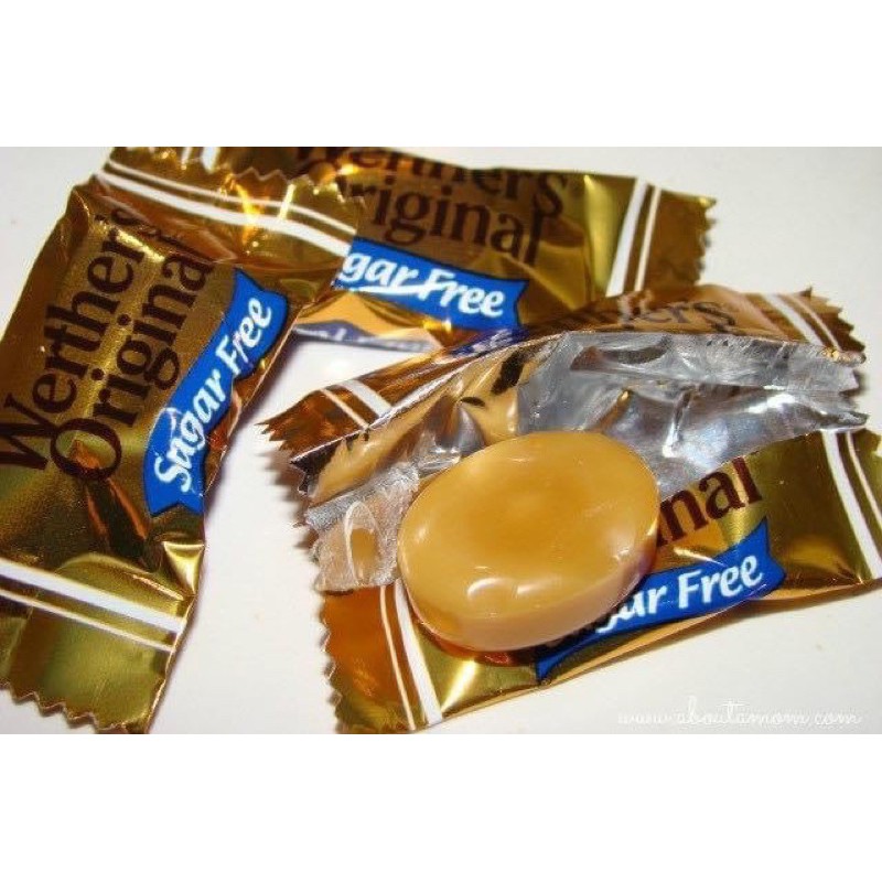 [Mã GROSALE2703 giảm 8% đơn 250K] Kẹo caramel cứng mix 3 vị không đường WERTHER’S Original( ăn kiêng đường)