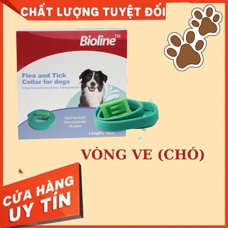 Vòng cổ trị ve, rận cho chó, mèo bioline.