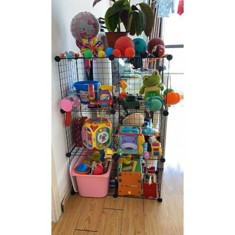 Tủ Lưới 4ô Đa Năng Dùng Để Sách Và Để Đồ