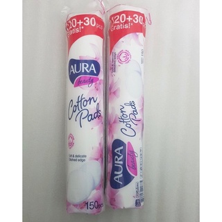 Bông tẩy trang Aura 150 miếng