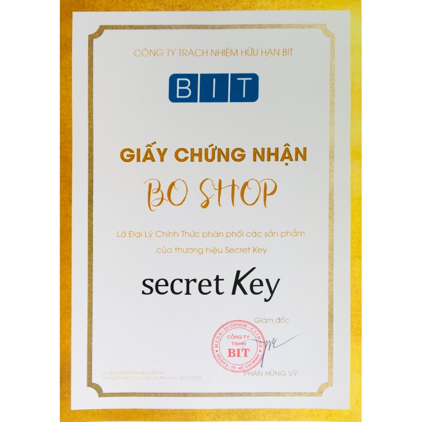 Kem Tắm Trắng Secret Key Snow White Milky Pack 200gr