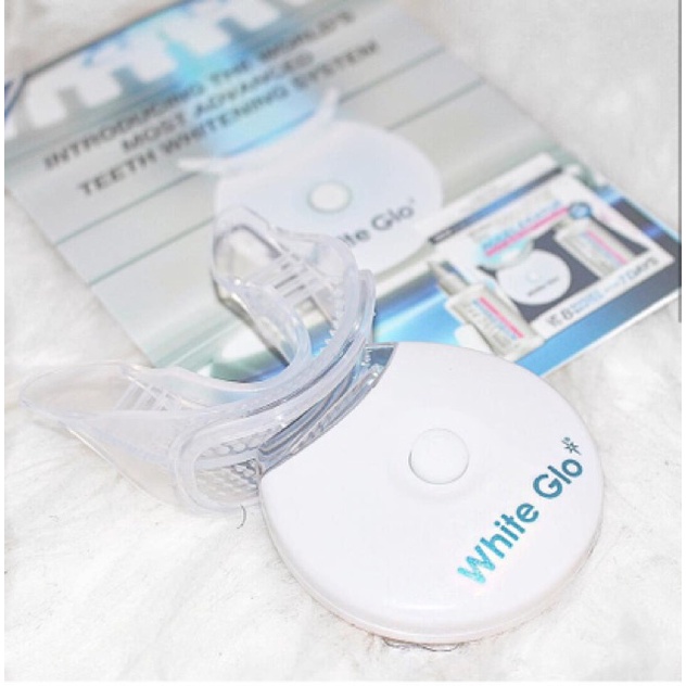 Bộ làm trắng răng White Glo White Accelerator Blue Light Teeth Whitening System