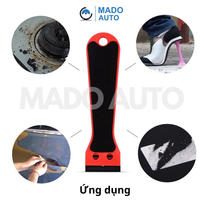 Dụng cụ cạo keo, cạo Decal xe ô tô lưỡi nhựa, chống xước MADO AUTO FD36