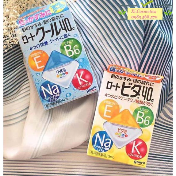 Nước nhỏ mắt Rohto Vita 40 Nhật Bản 12ml