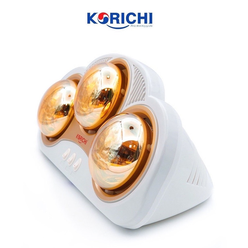 Đèn Sưởi Nhà Tắm 3 bóng Korichi KRC-2803  - Hàng chính hãng - Không chói mắt
