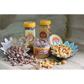 Hạt điều rang muối có vỏ lụa 400gr