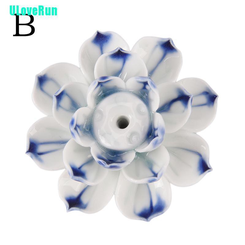 Đế Đốt Trầm Hương Bằng Sứ Tự Nhiên Hình Hoa Sen 1 / 3