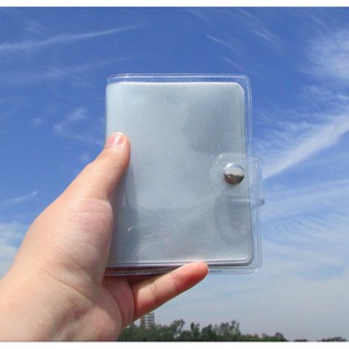 Sổ card mini trong suốt