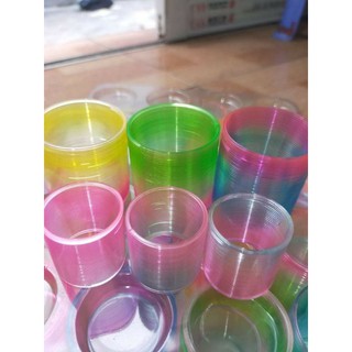 Đồ chơi lò xo bố con nhiều màu sắc- 1 bố tặng 1 con