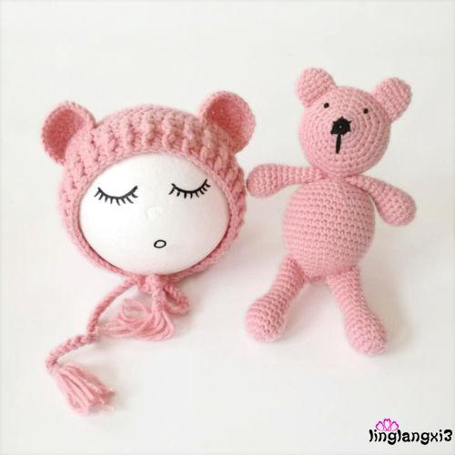 Phụ kiện chụp hình dệt kim thiết kế đáng yêu cho bé