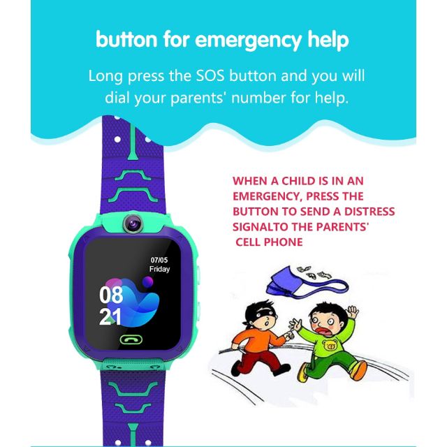 Đồng hồ thông minh trẻ em Q12 lắp sim nghe gọi | BigBuy360 - bigbuy360.vn