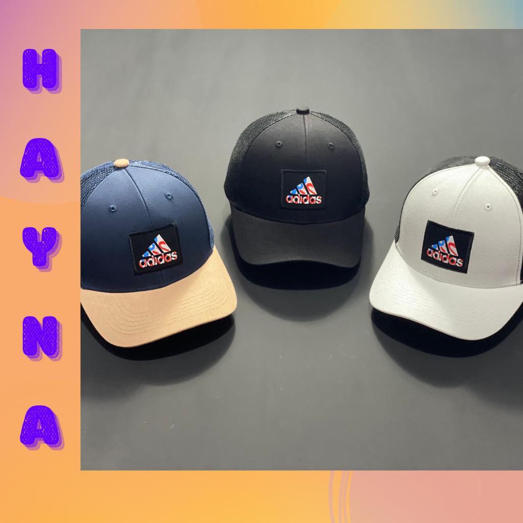 Mũ lưỡi trai Adidas Logo thêu màu hàng VNXK, Hayna Hats, VN05
