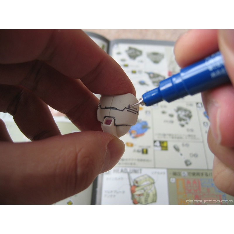 Bút kẻ lằn chìm tô màu mô hình Gundam Bandai, dụng cụ kẻ lằn đồ chơi Gundam Nét 0.2mm