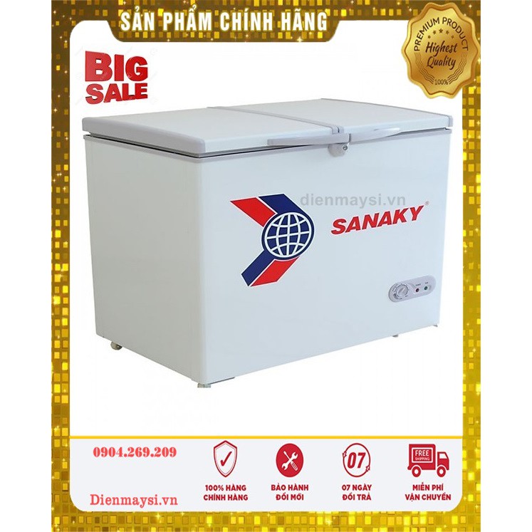 Tủ đông Sanaky 208Lít VH-255A2 (Miễn phí giao tại HCM-ngoài tỉnh liên hệ shop)