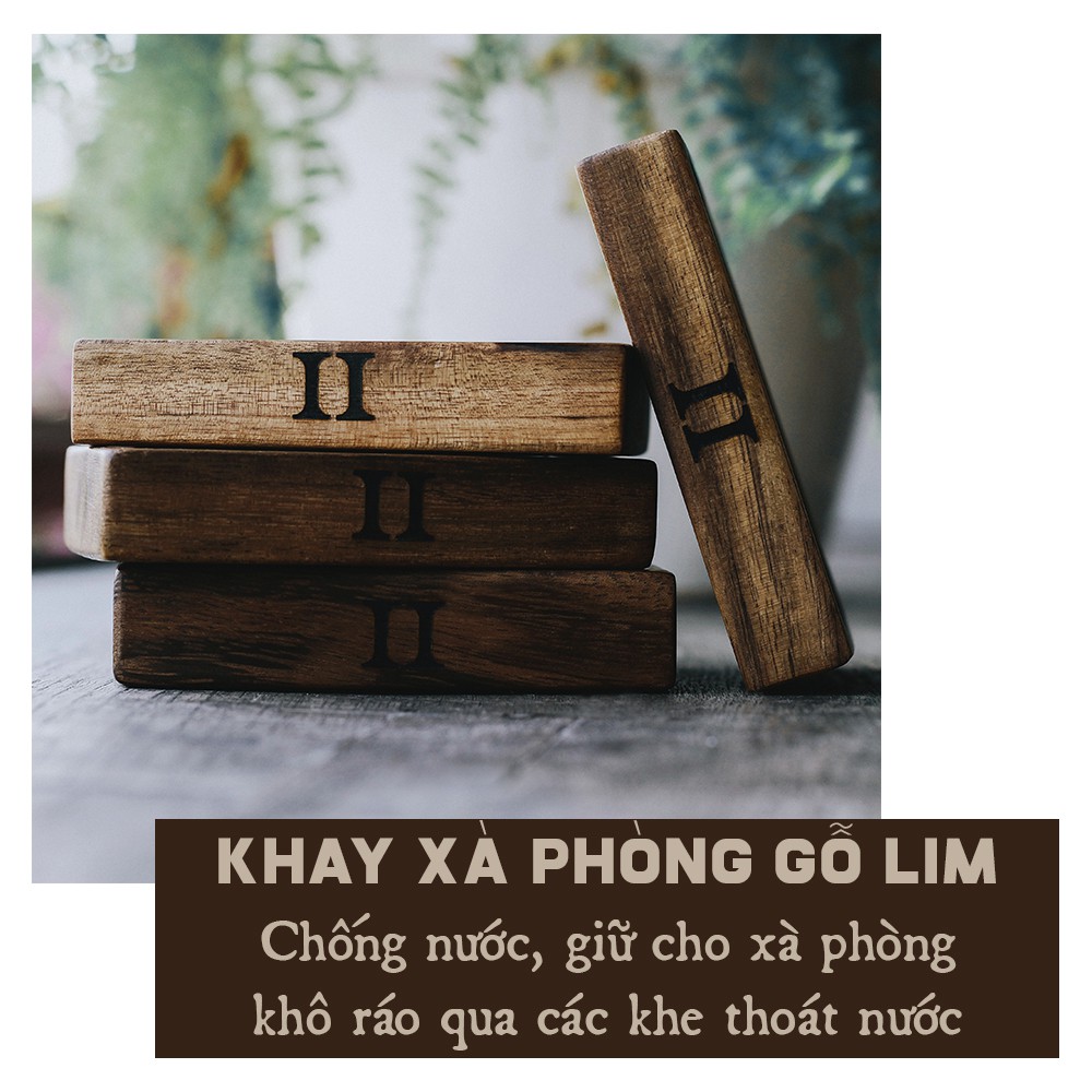 Khay xà phòng gỗ lim Saigon Hustlers