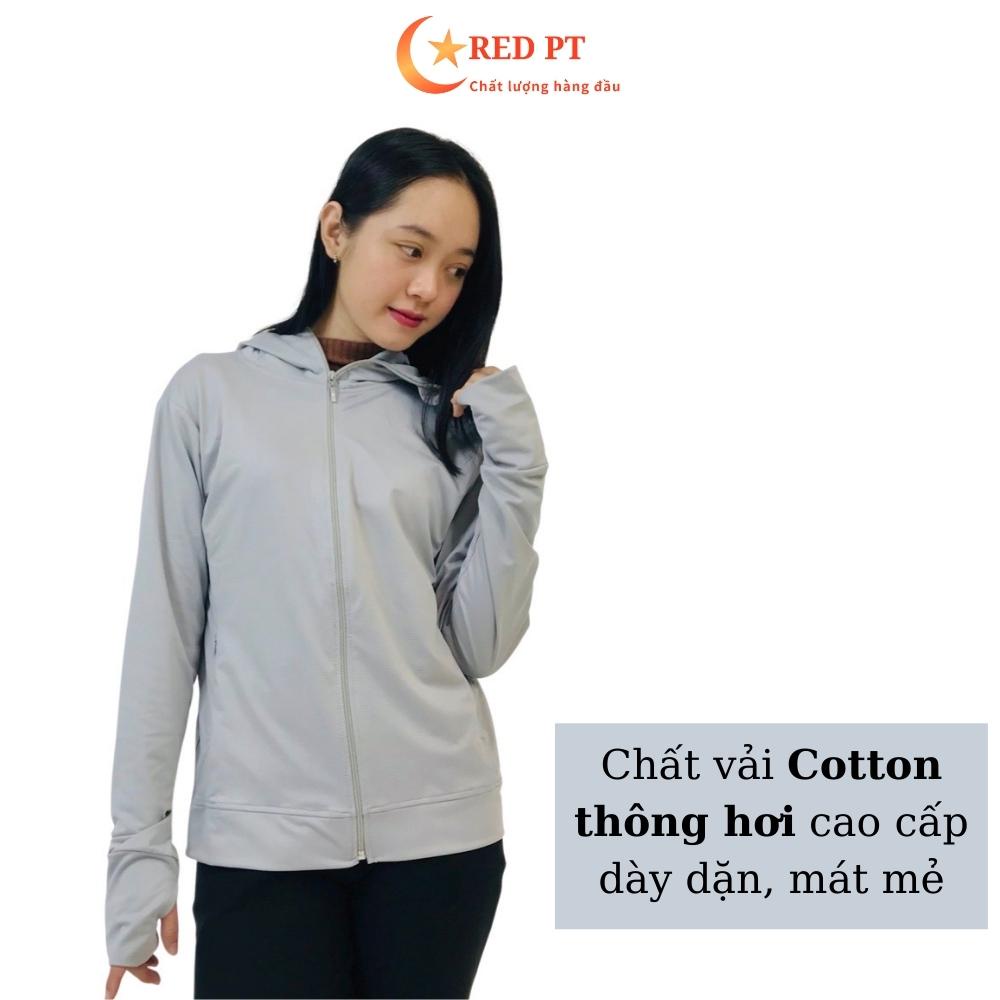 Áo chống nắng nữ khoác ngoài đi nắng cotton thông hơi