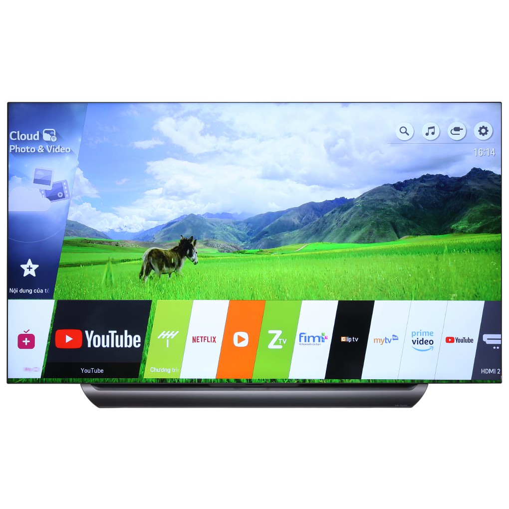 Smart Tivi OLED LG 4K 65 inch 65C8PTA - Cổng AV Có cổng Composite và cổng Component, Kết nối Internet Cổng LAN, Wifi