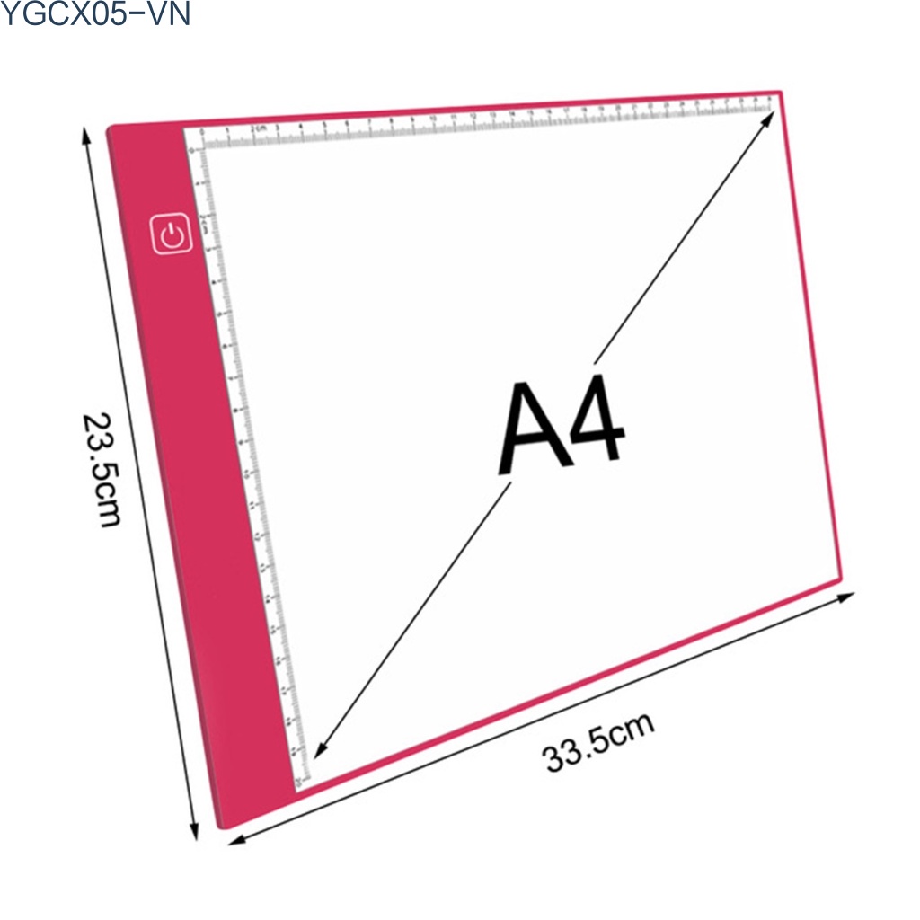 Bảng Vẽ Khổ A4 Siêu Mỏng Có Đèn Led 3 Mức Độ Tiện Dụng