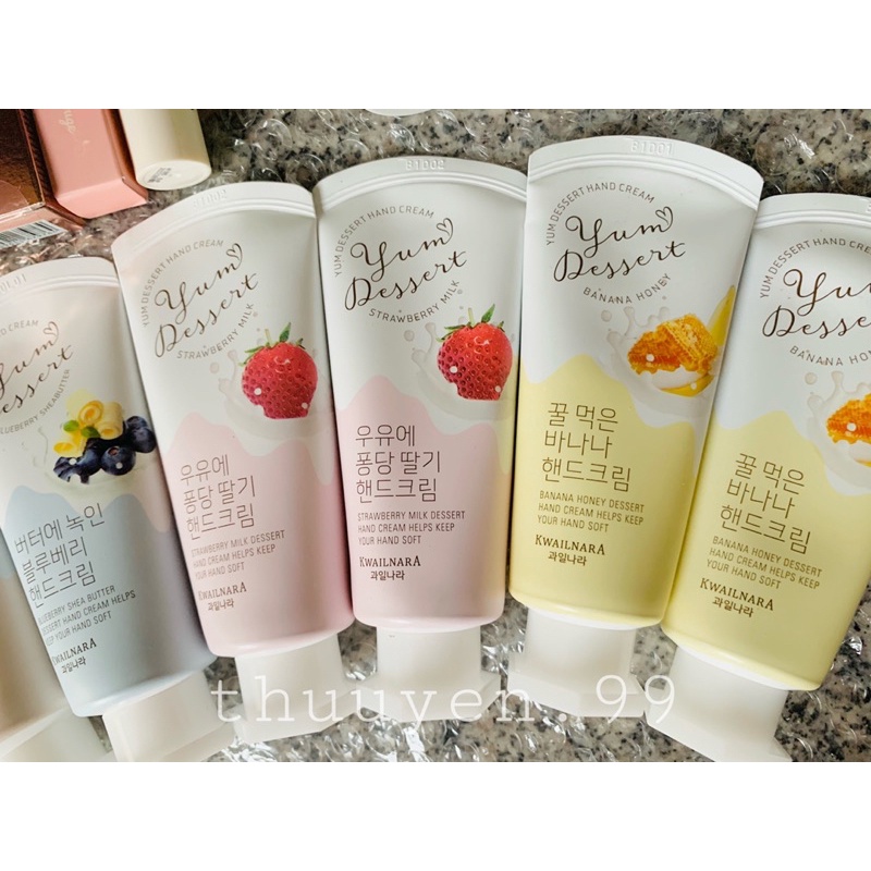 [CHÍNH HÃNG] Kem tay dưỡng ẩm Yum Dessert Hand Cream Hàn Quốc giúp dưỡng ẩm, mềm da