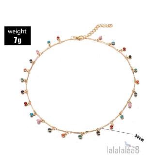☆➔❤Vòng cổ ngắn thời trang Vòng cổ tua rua nữ thanh lịch với quả bóng nhỏ Dây chuyền xương đòn Choker
