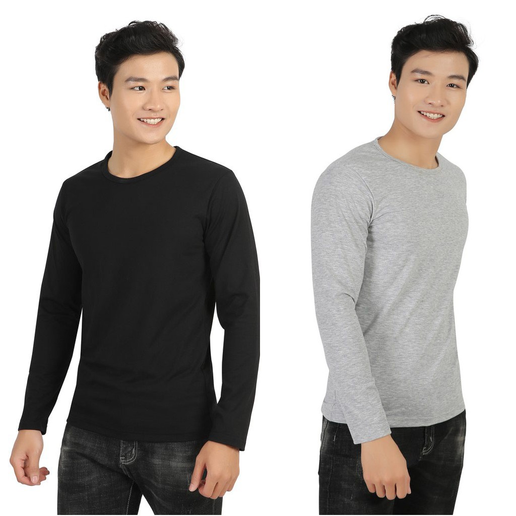 Combo 2 áo thun thu đông dài tay