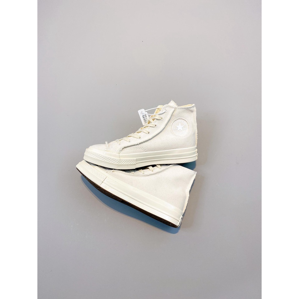 Giày Sneaker Converse 1970s Renew 180 Vải Canvas Thân Thiện Với Môi Trường Màu Trắng Tự Nhiên Cho Nam Và Nữ