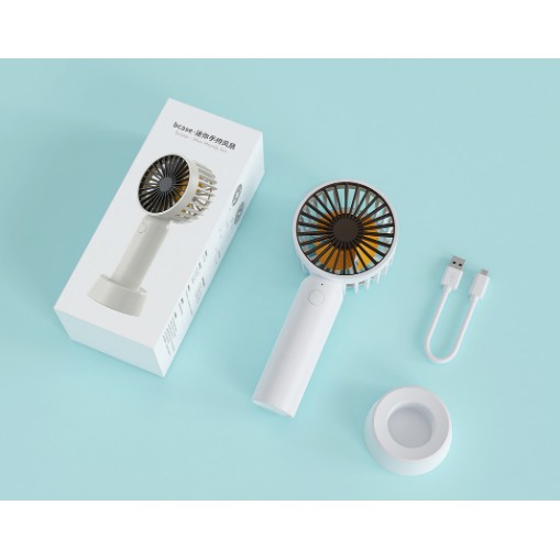 [XẢ KHO] QUẠT SẠC ĐỂ BÀN/ CẦM TAY MINI BCASE XIAOMI 2020 - PIN 1200 mAh tích điện lên đến 6,5 giờ