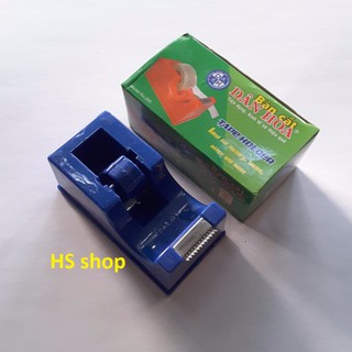 Dụng cụ cắt Băng dính, Băng keo (Loại đường kính 6cm, rộng 2cm) lưỡi thép không gỉ -Để bàn nhỏ gọn tiện lợi -NPP HS shop