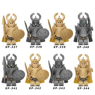 Mô hình đồ chơi nhỏ xinh nhân vật người lính Asgard chiến binh đội quân tử Thor Odin KT1044