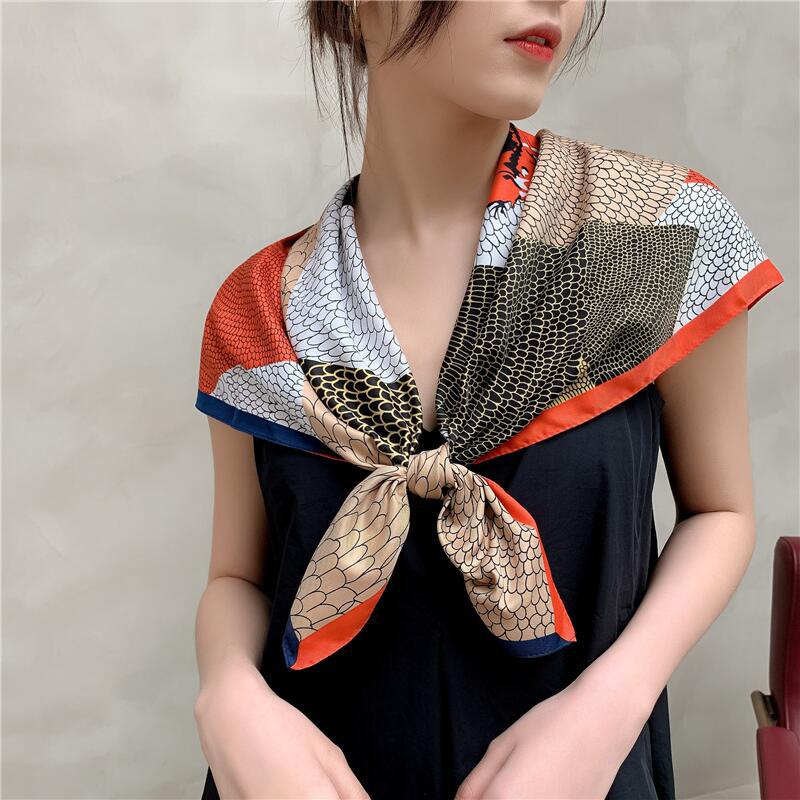 Khăn Choàng Vuông 90cm(35.4inch) Thời Trang Thoáng Khí Wj1007-37-02