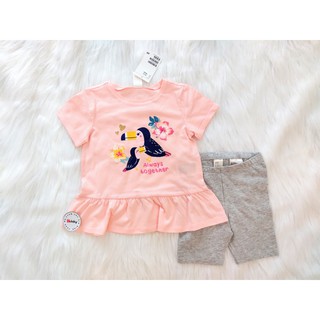 Set bộ cotton họa tiết chim Toucan - Thời trang HM
