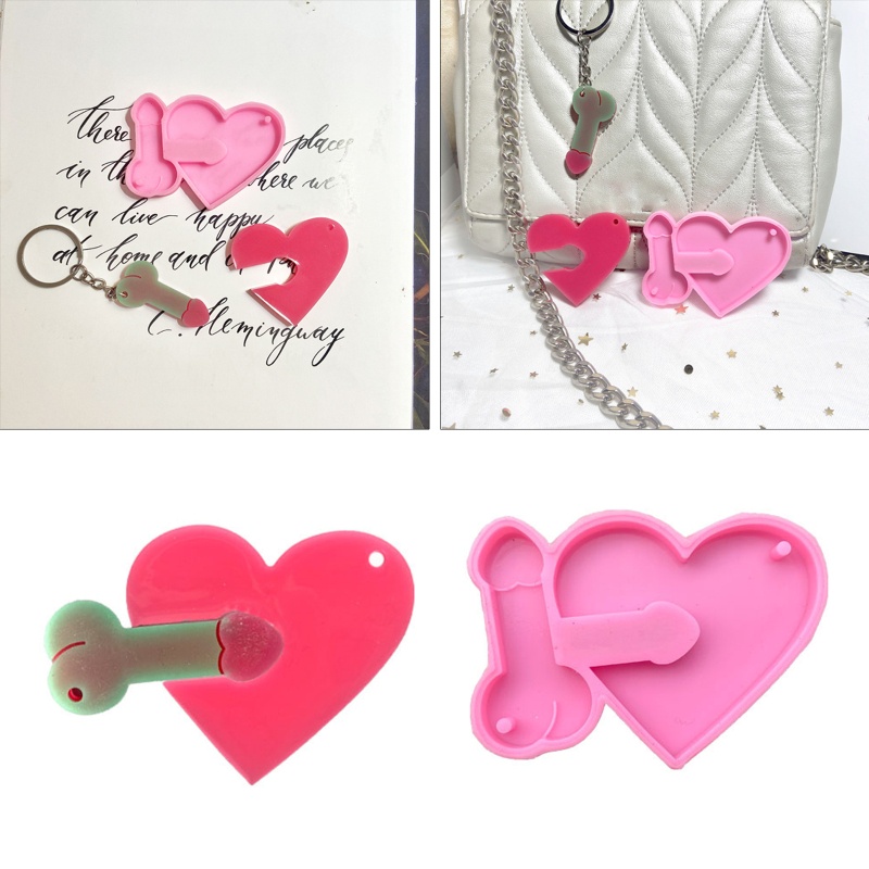 Khuôn Làm Móc Khóa Hình Trái Tim Cho Bé