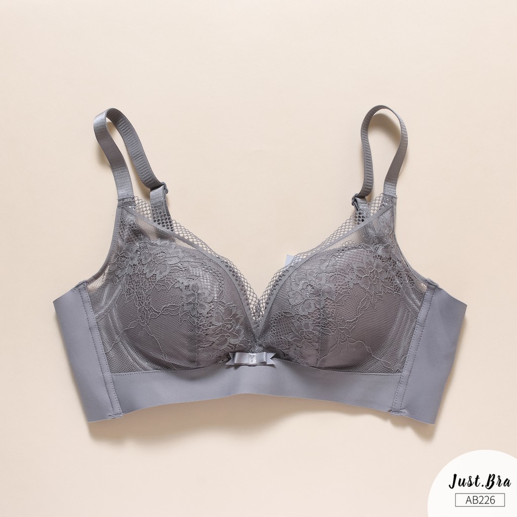 Áo ngực Just Bra mút dày không gọng, họa tiết ren thanh lịch AB226 | BigBuy360 - bigbuy360.vn